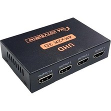 Efiks HDMI SPLİTTER 1X4 4 PORT HDMI ÇOKLAYICI 1000MBPS KABLO ÇOKLAYICI