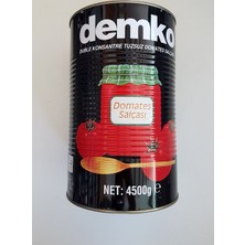 Demko 4500 g Domates Salçası Duble Konsantre Tuzsuz Aromalı Lezzetli Özellikler