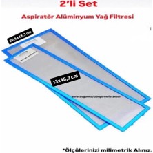 Berat Soğutma 13X48,3 cm 20,5X48,3 cm ( 130X483MM) (205X483 Mm) Aspiratör Davlumbaz Alüminyum Yağ Filtresi