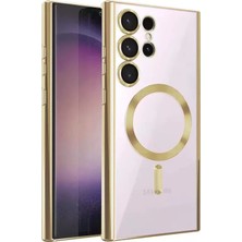 Prativas Galaxy S23 Kılıf Kross Magneticsafe Kapak - Gold