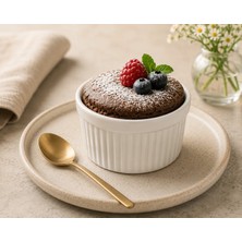 Bonna 6'lı Optiva Rölyefli Sufle Kabı 210 cc 9 cm