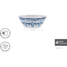 Karaca Blue Harmony Melamin Kase 16 cm