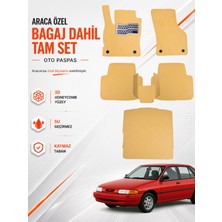 E-BİZ Ford Escort (1990-1998) Araca Özel Eva Oto Paspas Seti Topukluk Bagaj Dahil Tam Set
