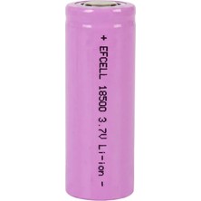 Efcell EF-183712D 18500 3.7V 1200MAH Düz Kafa Şarj Edilebilir Li-Ion Pil