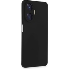 Renas Store Newface Realme C55 Kılıf Nano Içi Kadife Silikon - Siyah
