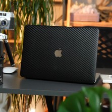 McStorey Macbook Air M1 Kılıf 13 inç A1932 A2179 A2337 ile Uyumlu Karbon Fiber