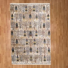 Mevlana Bazaar Şal Desenli 200 x 300 Bambu Yün Halı