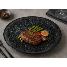 Bonna Cosmos Black Gourmet Düz Tabak 30 cm