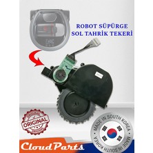 CloudParts Samsung Robot Süpürgeler ile Uyumlu Sol Tahrik TEKERIC43