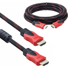 Efiks 5 METRE ÖRGÜLÜ 1080P HDMI KABLO TV BİLGİSAYAR UYDU PROJEKSİYON FULL HD GÖRÜNTÜ SES AKTARMA KABLOSU