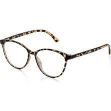 Le Miel Eyewear Freesia Leopard Mavi Işık Koruyucu Gözlük