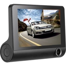 Vothoon 1080P Full HD 4" Ekran 3 Kameralı Araç İçi Güvenlik Kamera Geniş Açılı Görüş Alanı