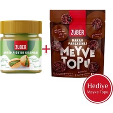 Züber Antep Fıstığı Kreması 200g + Meyve Topu Hediye