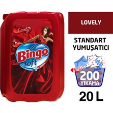 Bingo Soft Standart Çamaşır Yumuşatıcısı Lovely 5 L 4'lü