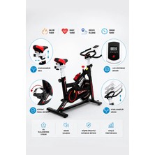 Yasomi Ysm X-Speed  Profesyonel Spinning Bike Fitness ve Kondisyon Egzersiz Bisikleti