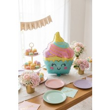 Partixa Cupcake Figürlü Pastel Folyo Balon