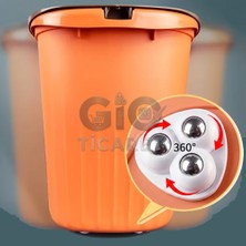 Gio Ticaret 4'lü Kendinden Yapışkanlı 360 Derece Dönebilen Eşya Kaydırıcı Mini Mobilya Tekerleği Plastik - Metal