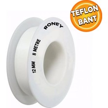 Badem10 Teflon Bant 12 mm x 8 Metre