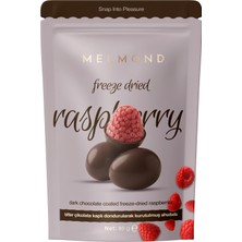 MELMOND Bitter Çikolatalı Freeze Dried Ahududu Draje 1 Adet Meyveli Lezzet Doypack