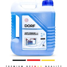 Dorf Mavi Antifriz Dört Mevsim Organik Üstün Koruma 3 Litre Üretim 09/2025 Üretimli Made in Germany