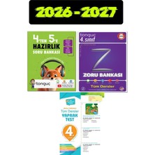 Tonguç Akademi 4. Sınıf Tüm Dersler Zoru Bankası ve 4'ten 5'e Hazırlık Kitabı Ile Tüm Dersler Yaprak Test