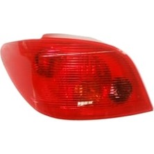 Bzt Peugeot 307- 01/05; Stop Lambası Sol Kırmızı/ledsiz (Pleksan) 6350.P3