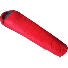 Evolite Alfa Pro Mumya Tipi Uyku Tulumu 0ºC Kırmızı Nefes Alan Kumaş ile Konforlu Kullanım