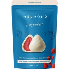 Beyaz Çikolatalı Freeze Dried Çilek Draje