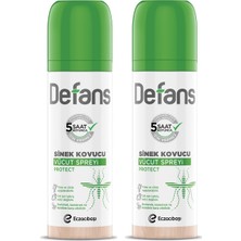 Defans Protect 100 ml x 2'li Sinek Kovucu Vücut Spreyi Oda Spreyi Etkili Sivrisinek Koruma