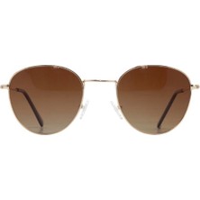 Benx Sunglasses 8004-C14 Genç Kadın Oval Çerçeveli Metal UV400,POLARIZE Güneş Gözlüğü