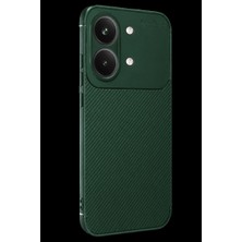 Mudanis Xiaomi Poco X8 Pro Max Auto Focus Karbon Kapak - Koyu Yeşil