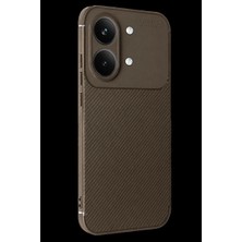 Mudanis Xiaomi Poco X8 Pro Max Auto Focus Karbon Kapak - Kahverengi