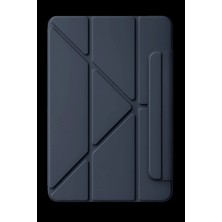 Mudanis Apple Ipad 2025 10.9 10.nesil (A16) Edz Manyetik Standlı Tablet Kılıfı - Lacivert