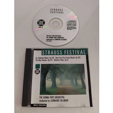 Plakperest Strauss Festival / Leonhard Villinger -  Ingiltere Basım  CD Albüm-Dönem Plak