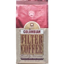 Kurukahveci Mehmet Efendi Colombıan Filtre Kahve 250 gr Hava Almayan Paket Kolombiya Menşeli Fındık Aromalı