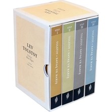 Yordam Kitap Yordam Edebiyat Savaş ve Barış 4 Cilt Takım Lev Nikolayeviç Tolstoy Eserinin Özel Edisyonu