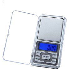 Aogo Dijital Cep Terazisi 200GR/0.01G El Tipi Mini Tartı Aşırı Yük Koruma ve Mavi Arka Işık