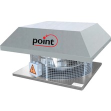 Point P-Cf 280 Yatay Atışlı Radyal Çatı Tipi Fan 2000 m3/h Düşük Gürültü Seviyesi ile Yüksek Verim