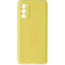 Yavuz Group Newface Samsung Galaxy S20 Fe Kılıf Nano Içi Kadife Silikon - Sarı