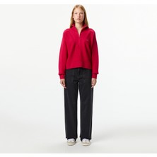 Lacoste Kadın Stragiht Fit Koyu Gri Pantolon