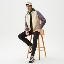 Lacoste Erkek Gömlek Yaka Renk Bloklu Kahverengi Mont