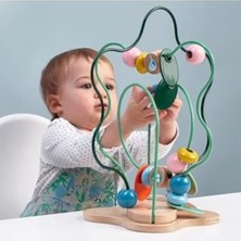 Fadem Store Bebek Gelişim Oyuncağı, Renkli Boncuklu Helezon Tasarım