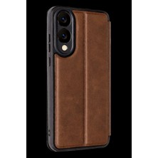 Mudanis Samsung Galaxy S25 Edge Flip Cover - Taba