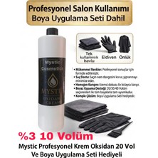 Mystic Profesyonel Krem Oksidan 1000 ml 10 Volüm % 3 - Boya Uygulama Seti Hediyeli