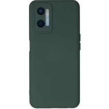 Yavuz Group Newface Oppo A96 Kılıf Nano Içi Kadife Silikon - Koyu Yeşil