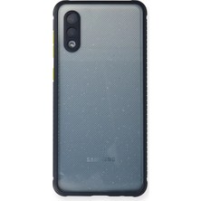 Yavuz Group Newface Samsung Galaxy A02 Kılıf Miami Şeffaf Silikon - Lacivert