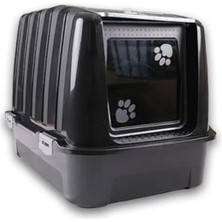 Fadem Store Kapalı Kedi Tuvaleti, 52X37,5X39 Cm, Kullanışlı Tuvalet Kabı