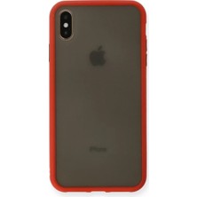 Yavuz Group Newface Apple iPhone Xs Max Kılıf Montreal Silikon Kapak - Kırmızı