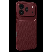 Mudanis Huawei Honor 600 Pro Auto Focus Karbon Kapak - Bordo