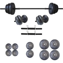 Fadem Store Moccadiamond 55  Halter Seti Dambıl Seti 55  Ağırlık ve Vücut Geliştirme(50  Plaka Ağırlığı)